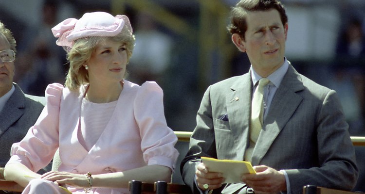 The bride's dress was designed by David and Elizabeth Emanuel