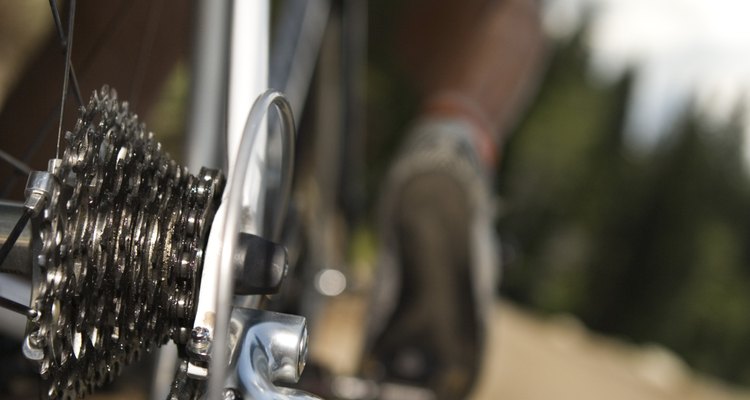 Cannondale bikes have a signature white paint.