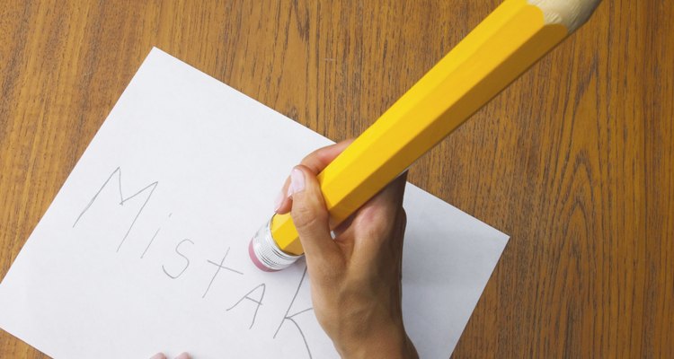 Pencil erasers remove mistakes.