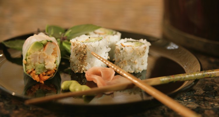 Plate of sushi