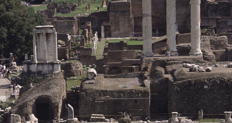 Los restos del Foro Romano.