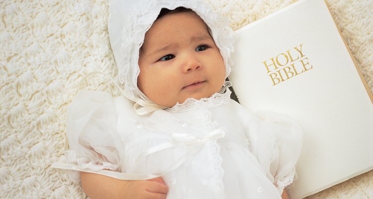 Baby with bible