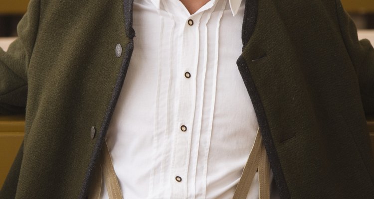 The 1960s saw many young men trade traditional German garb for jeans.