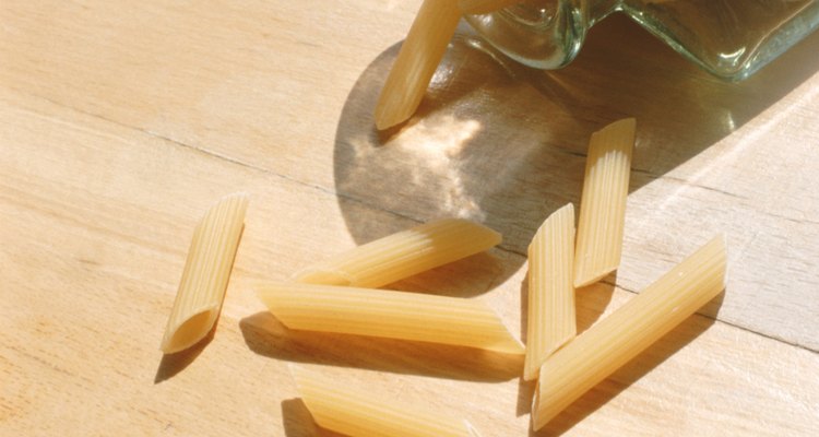 Cooking raw penne pasta in the microwave prevents steam from filling your kitchen.