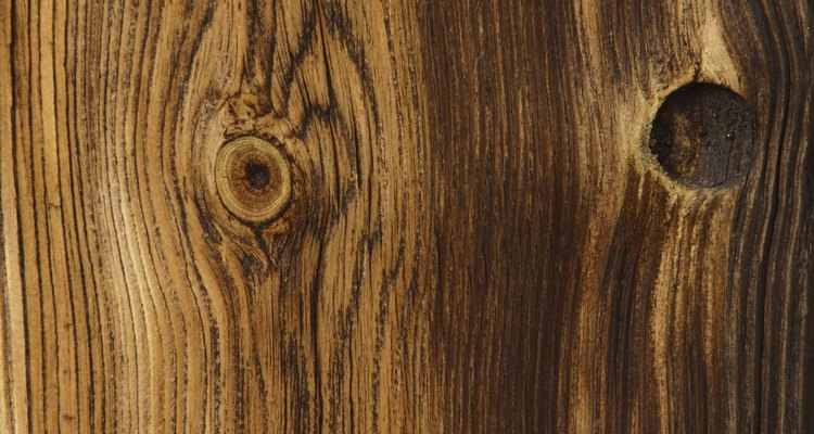 Knot holes start as rough patches.