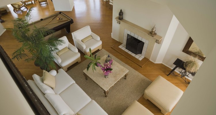 A fireplace is often the focal point in a room.