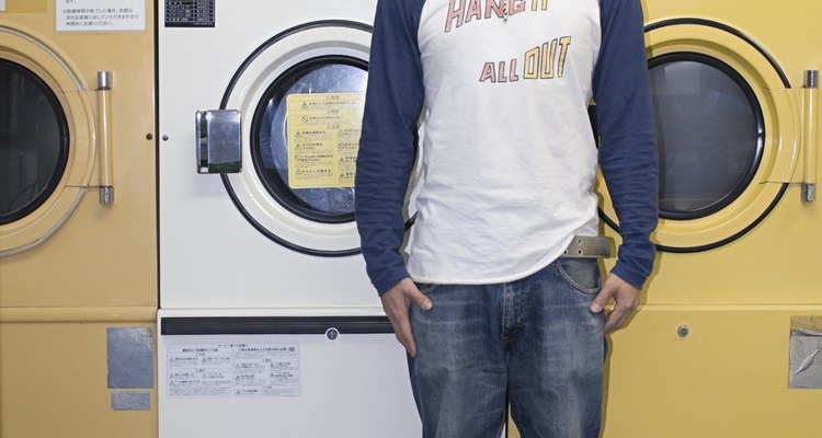 Slide the washing machine onto a moving trolly