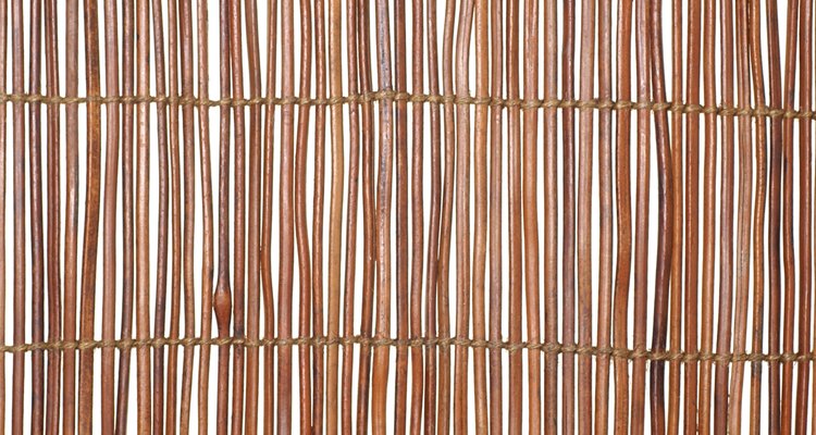 Keep your split bamboo fence from deteriorating.