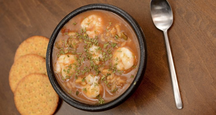 rustic shrimp gumbo