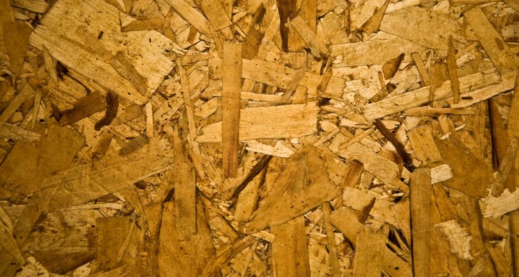 Chipboard is compressed into sheets of different thickness.
