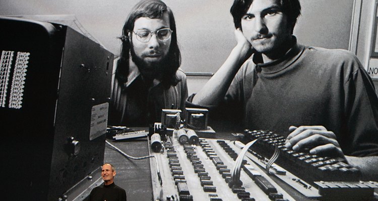 Steve Jobs y Steve Wozniak durante los inicios de Apple.