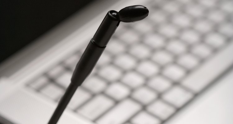 Speak into a computer microphone to see your words appear on-screen.