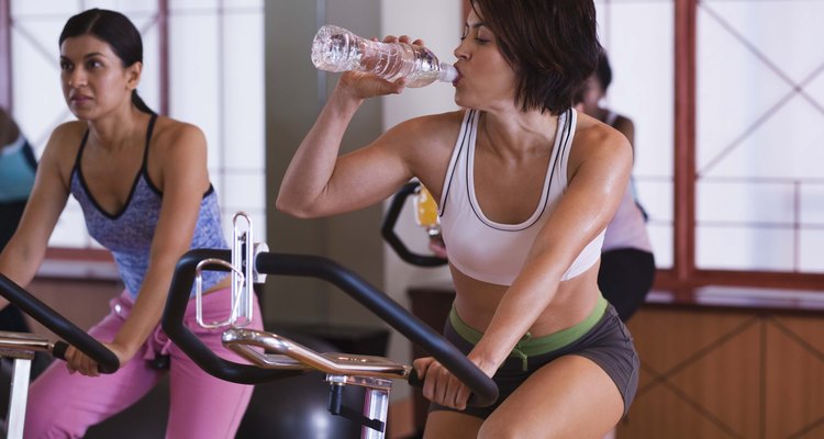 Aula de spinning