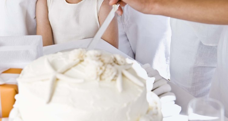 Make a cake even shinier by adding lustre dust to it at the end.