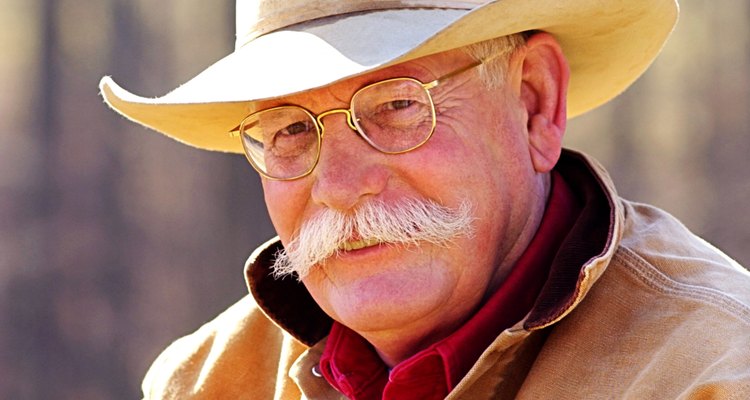 Portrait of man in cowboy hat