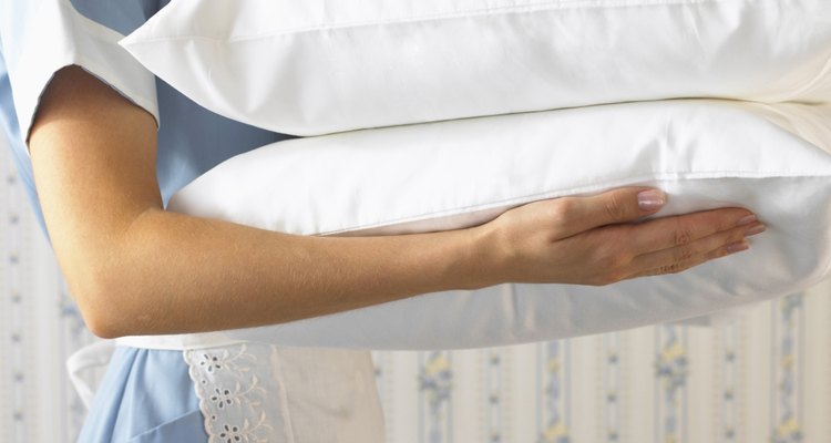 La mayoría de las almohadas pueden ser lavadas y secadas.