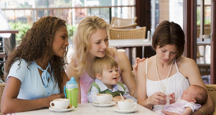There is nothing stopping you from going out to a restaurant with your baby