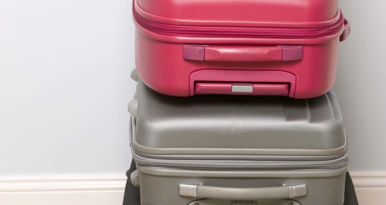 Scratched hard-shell luggage can be repaired easily.