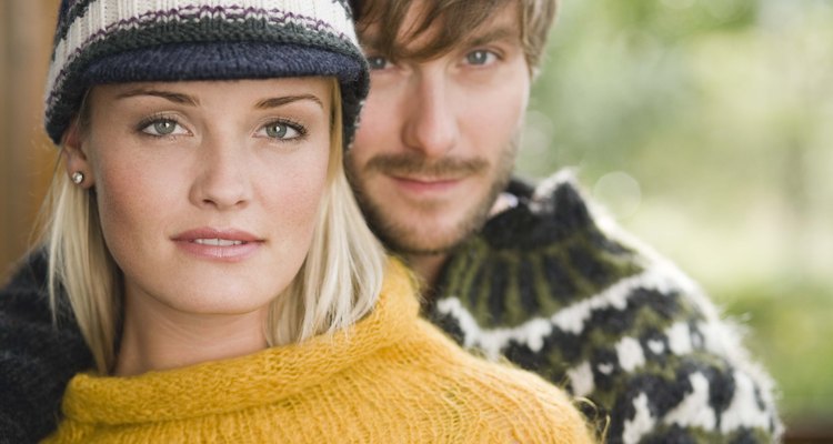 Portrait of couple outdoors