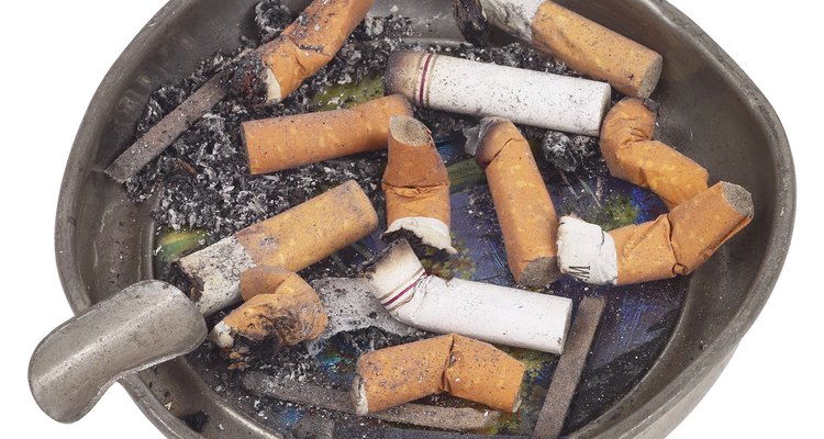 The butt of a cigarette is the unsmokable filter tip.