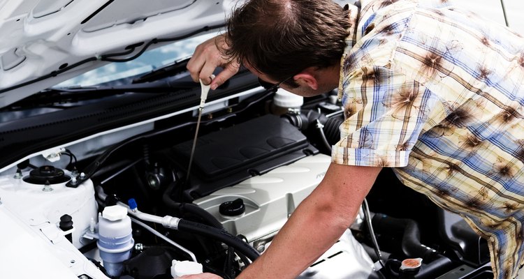 White foam on your dipstick or oil filler cap is a sign of trouble.