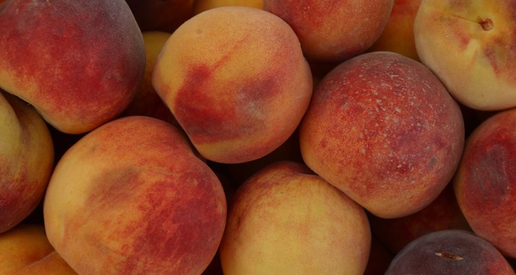 Close-up of peaches