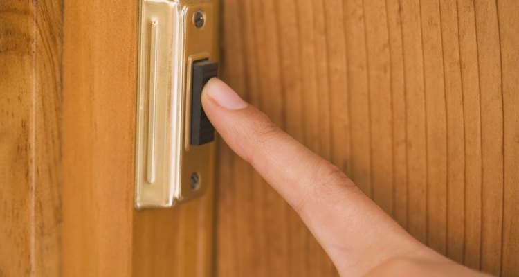 The wires from a doorbell run to the doorbell's ringer.