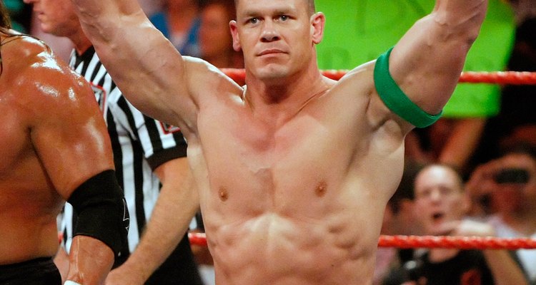 John Cena is a popular WWE wrestler.