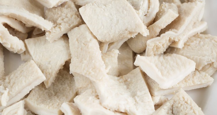 Raw tripe pieces