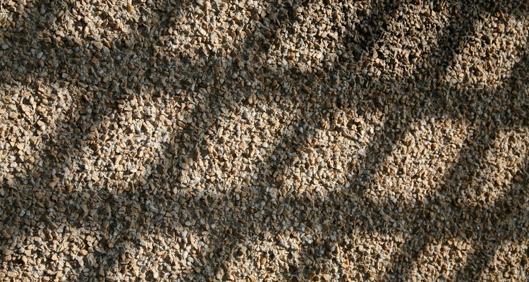 Pea gravel makes an excellent base for a hot tub.