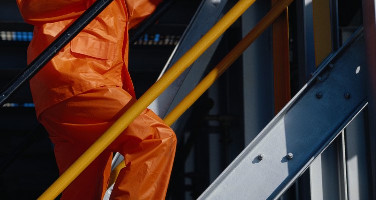 Handrails and appropriate climbing technique help ensure safety when climbing any stair or ladder.