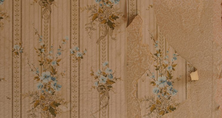 It is easier to identify the top of some wallpaper patterns than others.