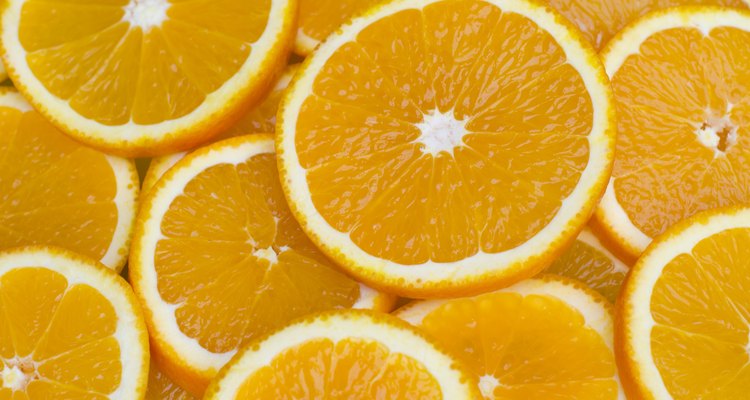 Slices of oranges like a background