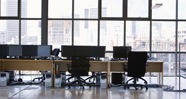 CO2 levels will normally be higher in an office compared to outside.