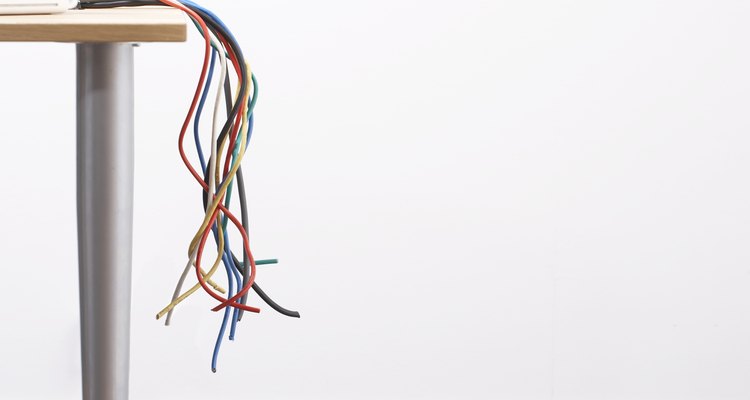 Los cables tienen colores específicos para hacer más fácil su identificación.