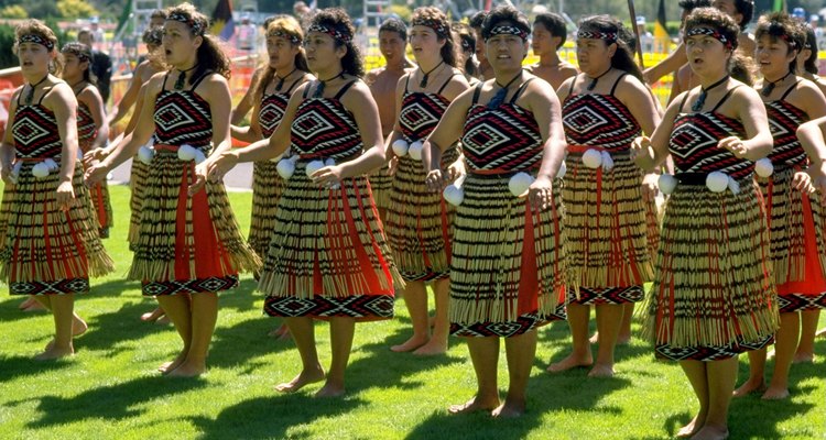 Las mujeres maoríes.