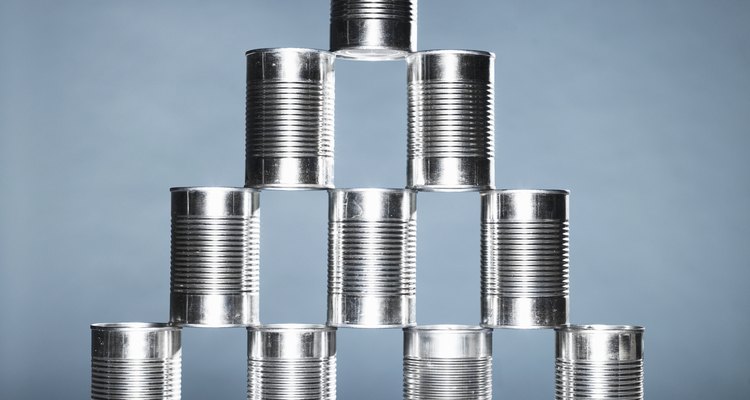 Save money on food by purchasing canned goods in bulk.