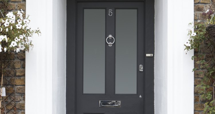 Painting doors can accent nearby paint or masonry.