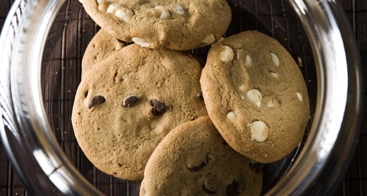Macadamia nuts are used to enhance the taste and texture of baked cookies.