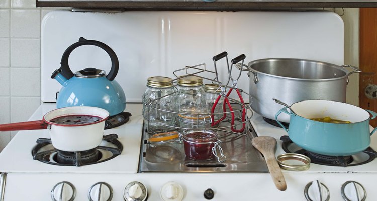 Cookware on a stovetop