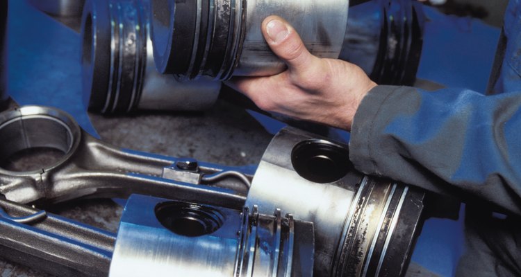 Circlips are commonly used to secure piston pins in diesel and gasoline engines.