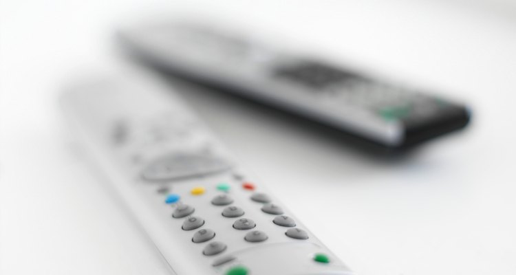 close up of a remote control