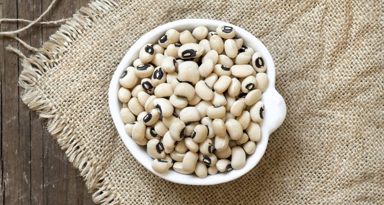 Black eyed peas in a bowl