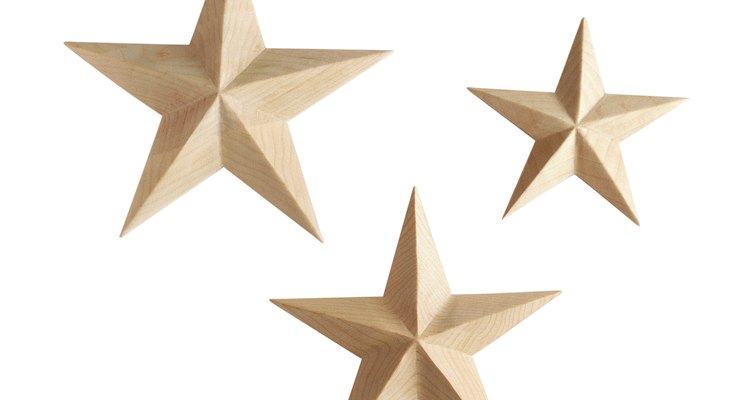 Diferentes tamanhos de estrelas
