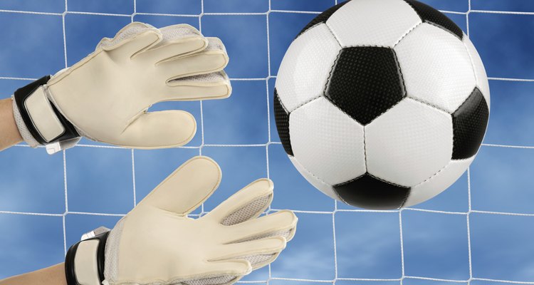 Latex foam goalkeeper gloves need occasional repair.