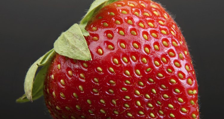 Some strawberry varieties have pink flowers.