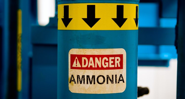 A amônia é um tóxico corrosivo que pode ter efeitos devastadores