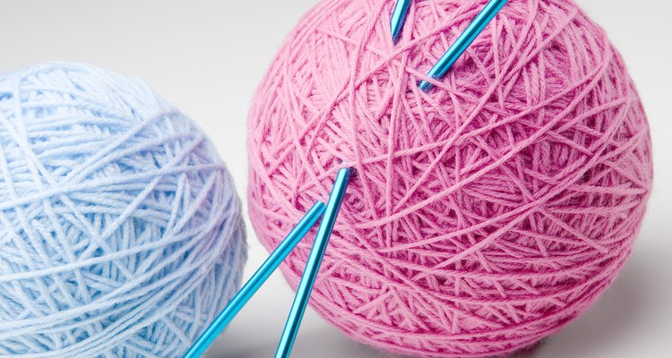 Convert your knitting pattern to use straight knitting needles.