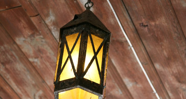 Tongue-and-groove ceilings can be painted or stained.