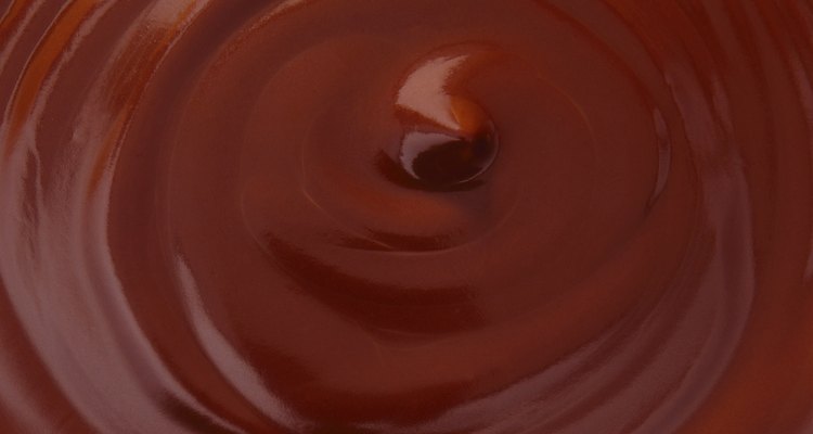 O ganache engrossará por batimento e refrigeração